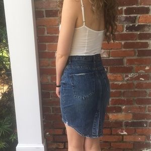 One teaspoon denim skirt